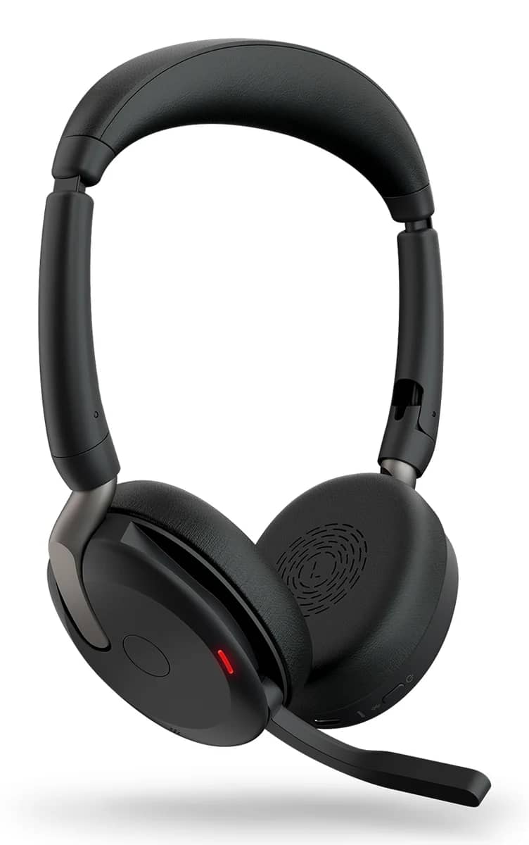 Jabra Evolve2 65 Flex UC Stereo BT USB-A Headset inkl. Ladestation