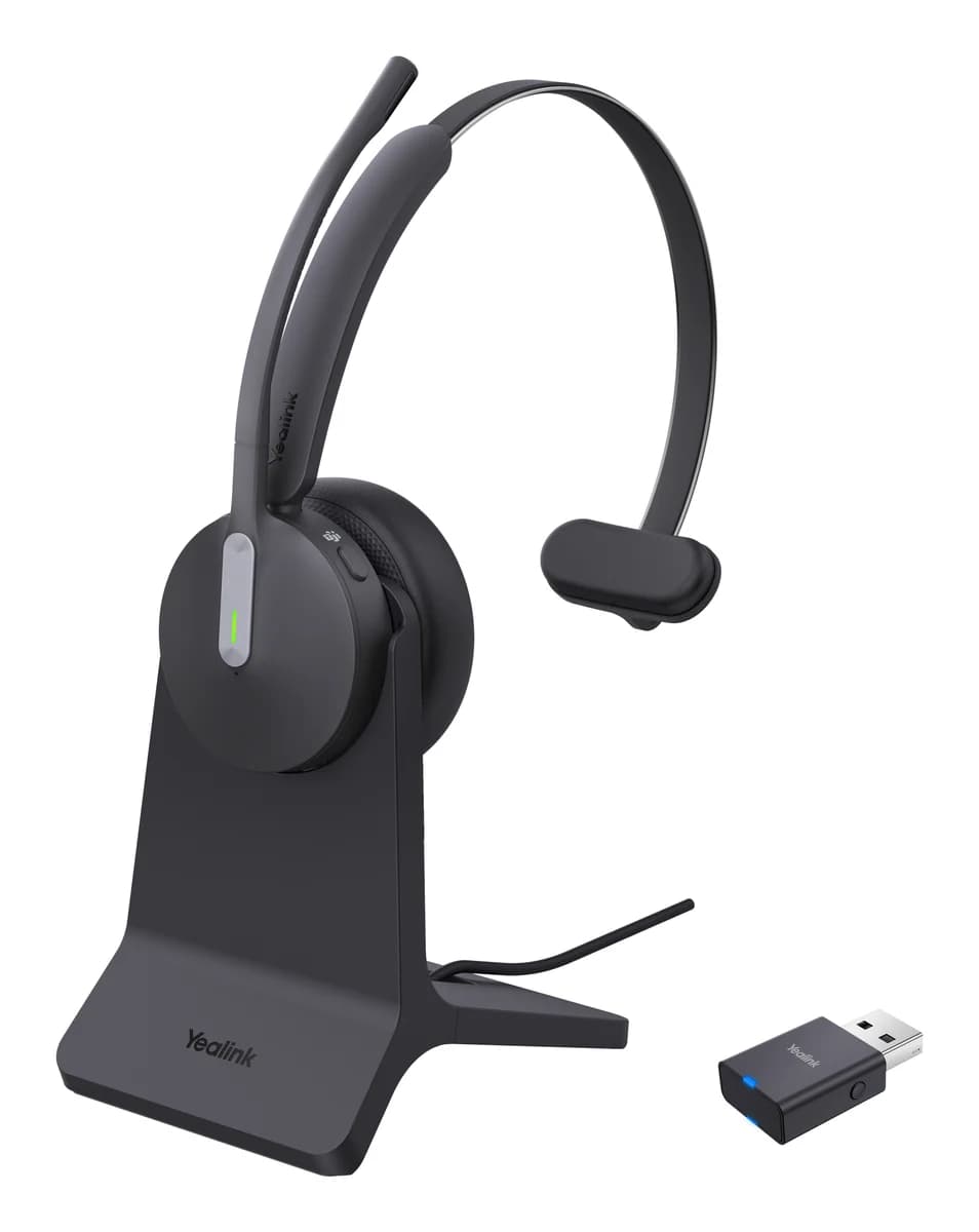 Yealink WH64 Hybrid Mono Teams Headset inkl. Ladestation