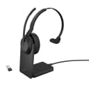 Jabra Evolve2 55 MS Mono BT USB-A Headset inkl. Ladestation