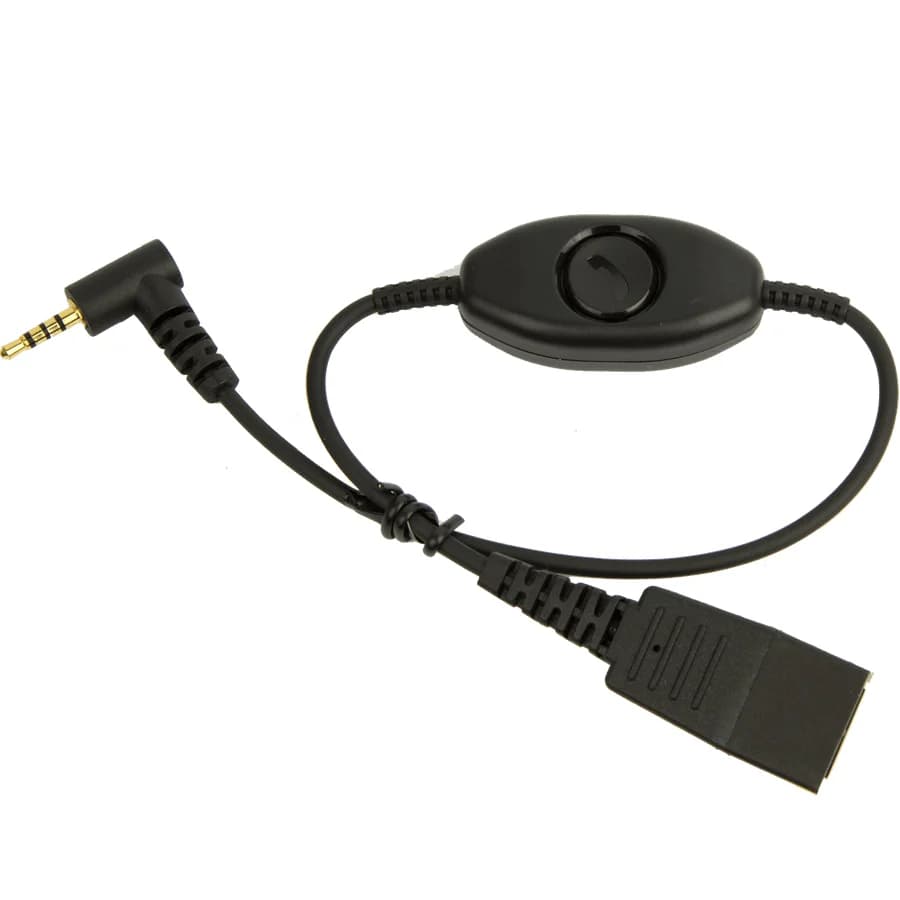 Jabra QD auf 2,5mm Klinke Cisco Adapterkabel