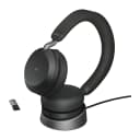 Jabra Evolve2 75 MS Stereo BT USB-A Headset inkl. Ladestation schwarz