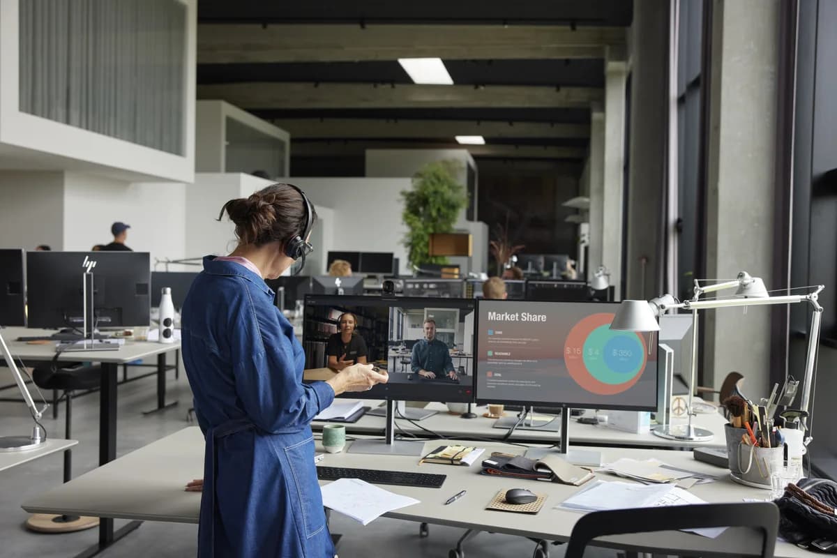 Poly Savi 8410 Office Teams DECT Mono Headset