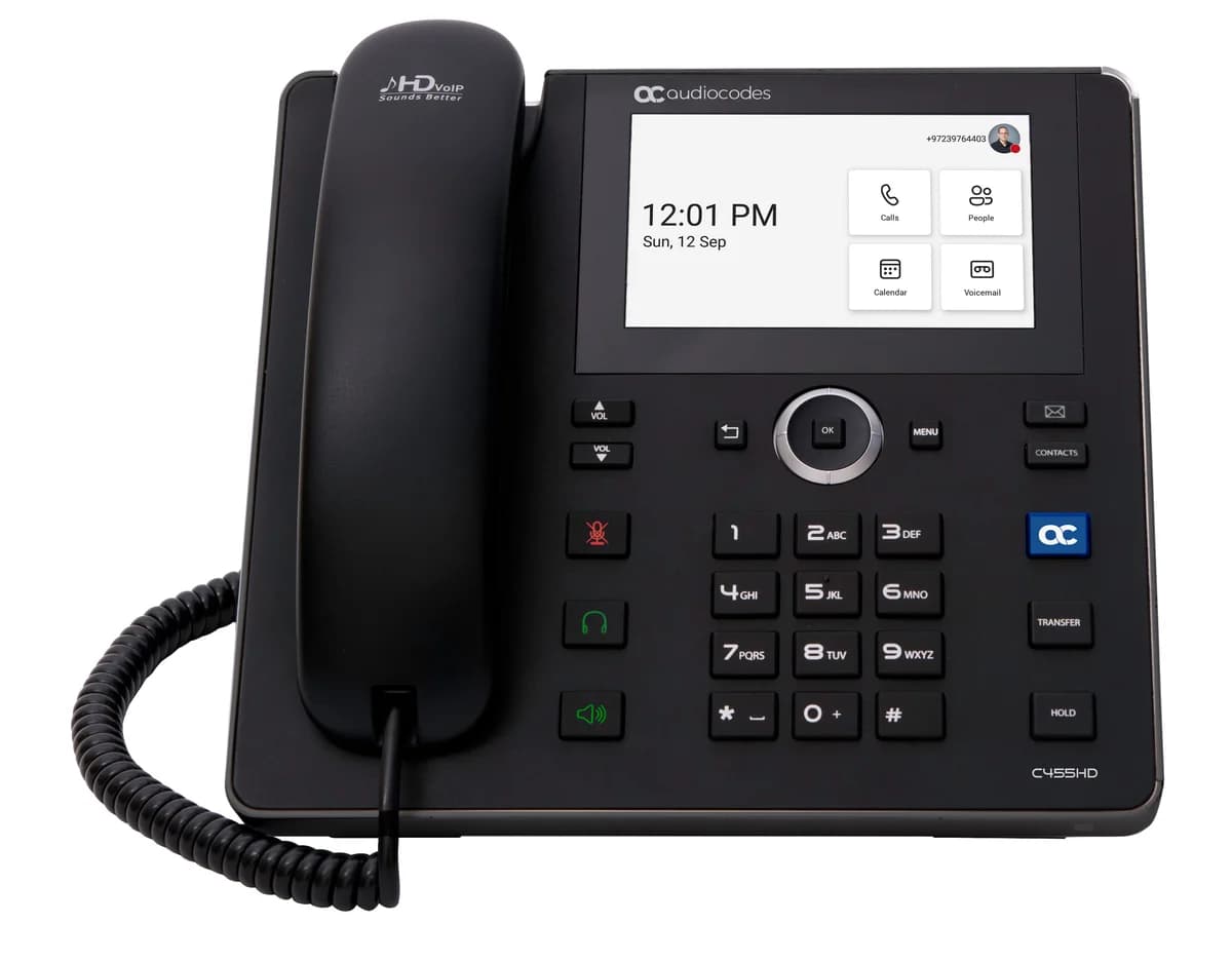 Audiocodes Teams C455HD IP Phone