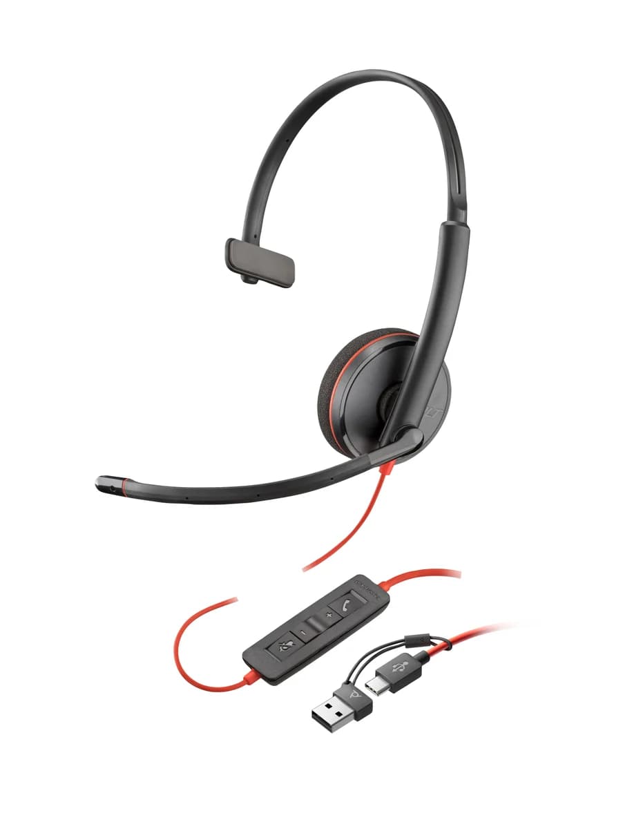 Poly Blackwire C3210 USB-C/A Headset