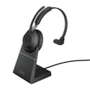 Jabra Evolve2 65 UC Mono BT USB-A Headset inkl. Ladestation schwarz