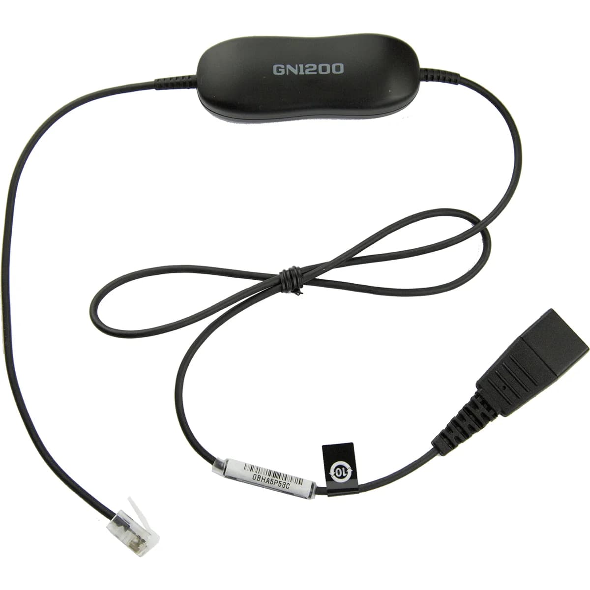 Jabra GN SmartCord glatt QD- RJ10 Anschlusskabel
