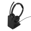 Jabra Evolve3 45 MS Stereo BT USB-A Headset inkl. Ladestation