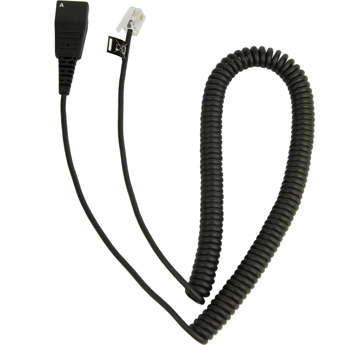 Jabra QD auf RJ10 Cisco Spiralkabel
