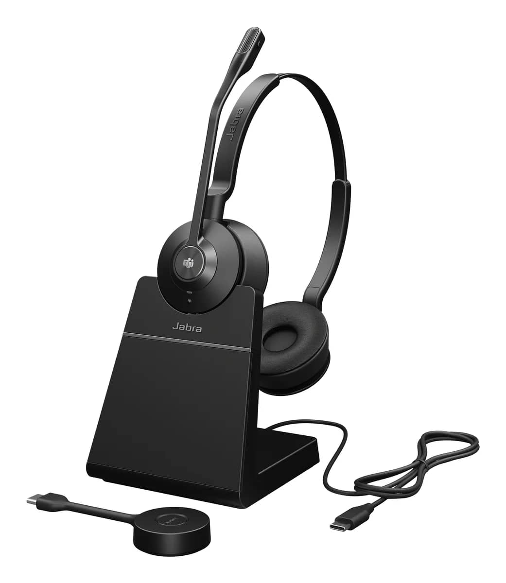 Jabra Engage 55 SE MS Stereo USB-C Headset inkl. Ladestation