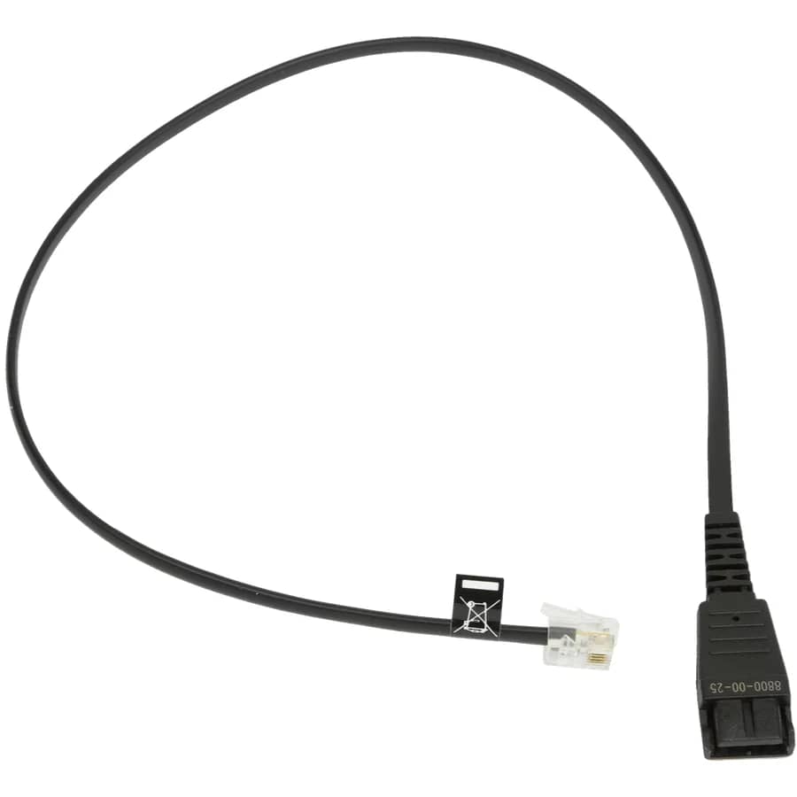 Jabra QD auf RJ10, glatt, Siemens Adapterkabel