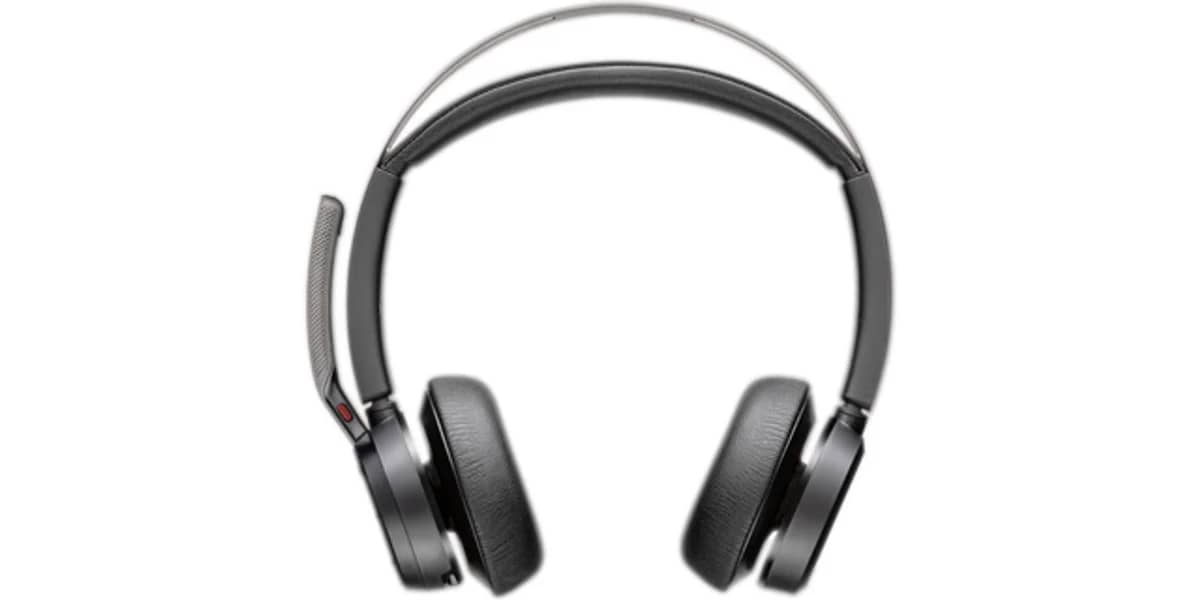Poly Voyager Focus 2 UC USB-C-C Headset ohne Ladestation, USB-C/A Adapter