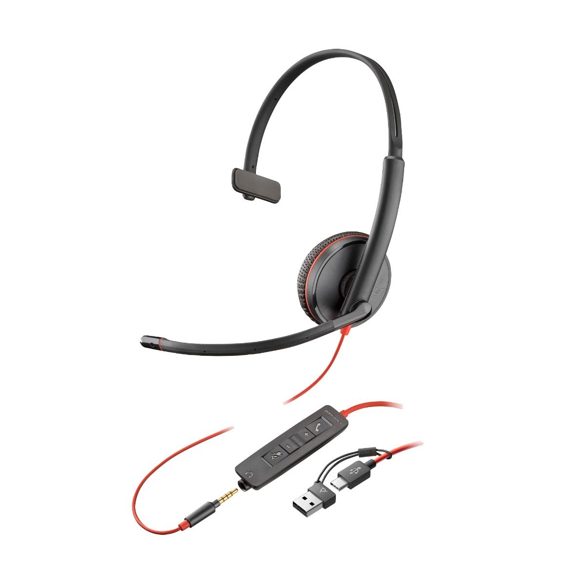 Poly Blackwire C3215 USB-C/A Headset