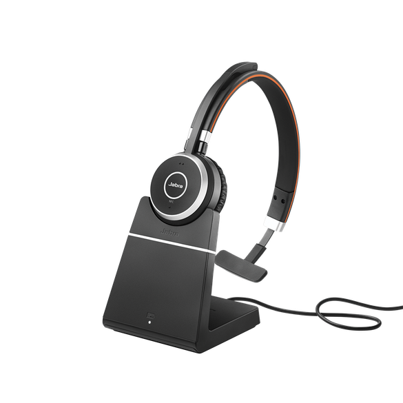 Jabra Evolve 65 SE UC Mono Headset inkl. Ladestation