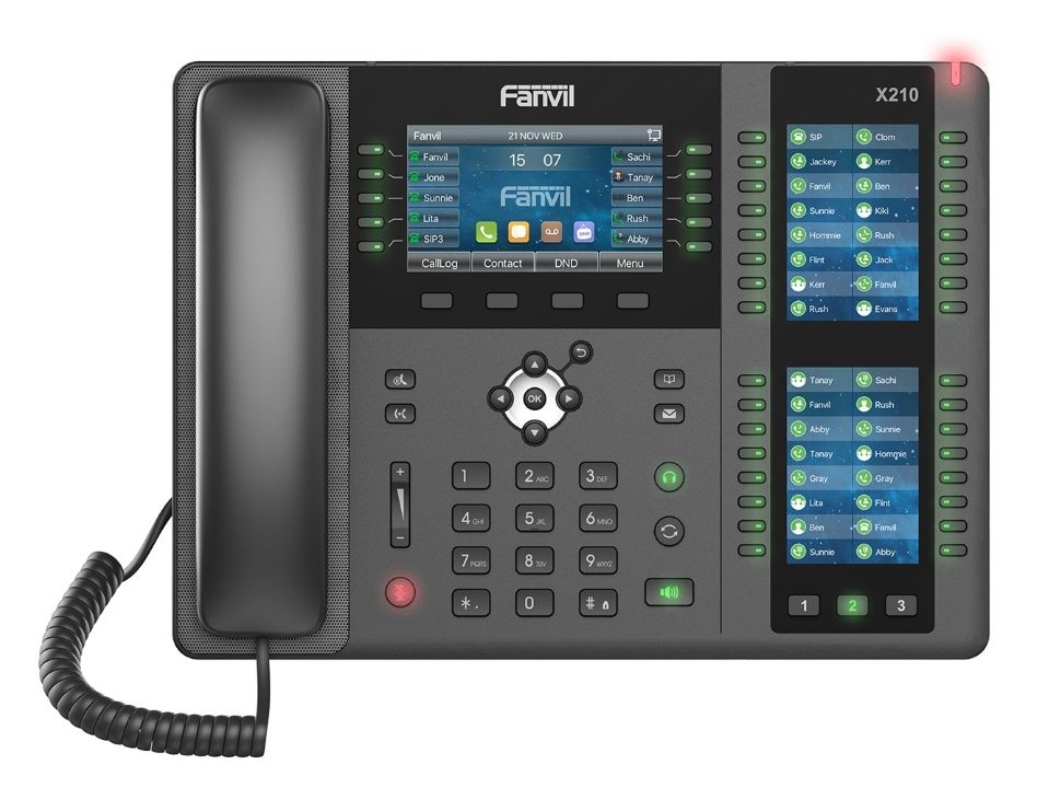 Fanvil X210 V2 SIP Tischtelefon PoE