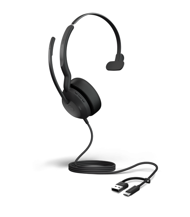 Jabra Evolve2 50 UC Mono USB-C/A Headset, ohne BT