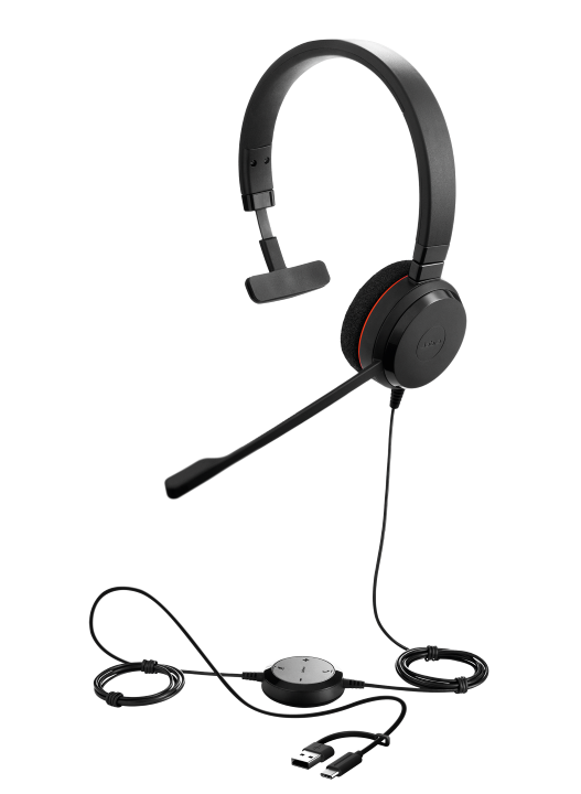 Jabra Evolve 20 MS Mono USB-C/A Headset