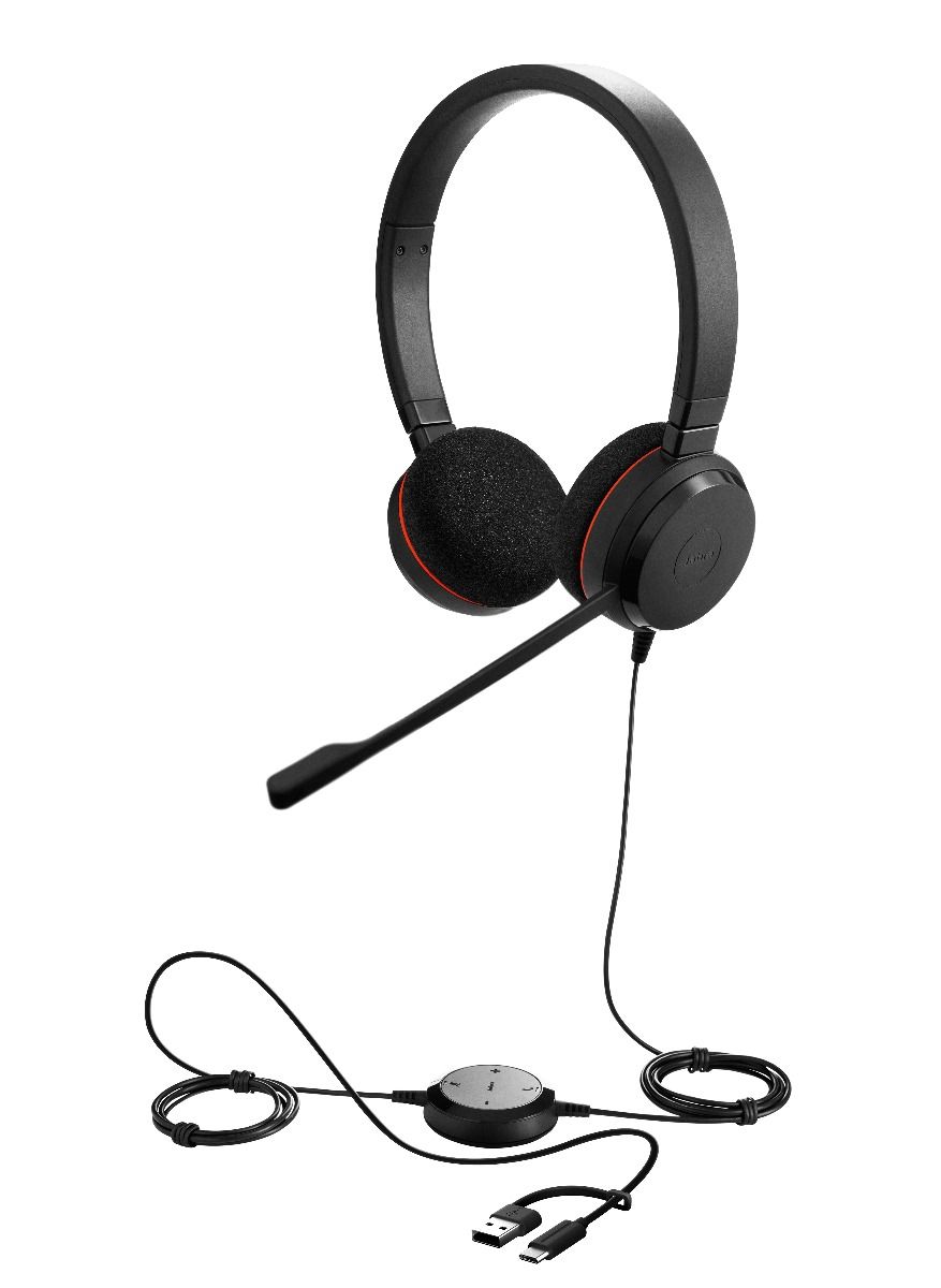 Jabra Evolve 20 MS Duo USB-C/A Headset
