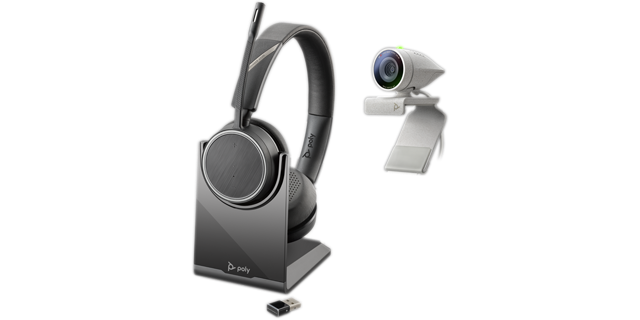 *Poly Studio P5 USB HD Webcam Bundle mit Voyager 4220 Headset