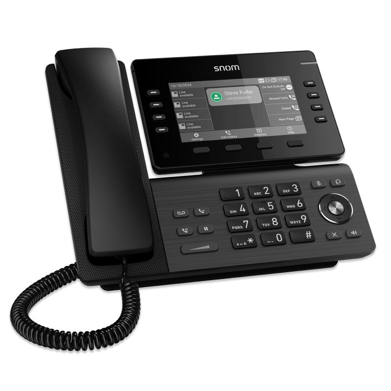 Snom D812 SIP schwarz Tischtelefon
