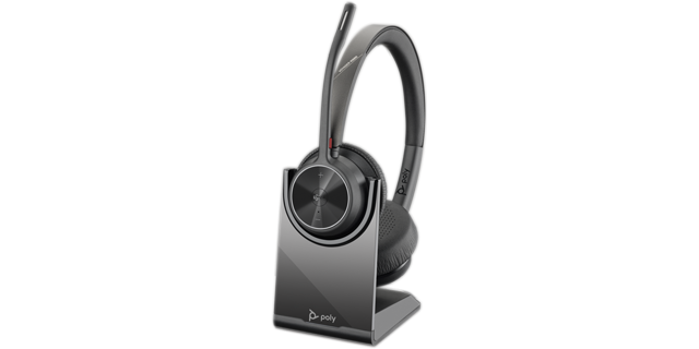 Poly Voyager 4320 UC-M BT USB-A Headset inkl. Ladestation
