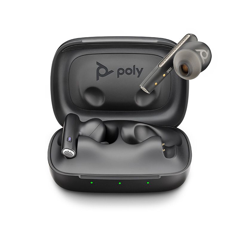 Poly Voyager Free 60 UC Basic Charge Case USB-A Teams, black