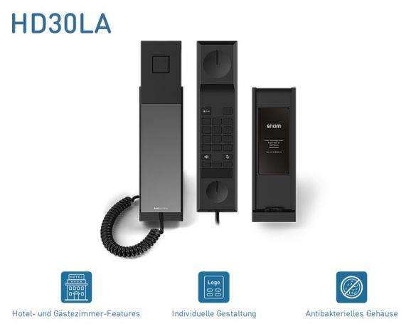 Snom HD30LA Tischtelefon analog