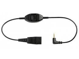 QD auf 2,5mm Klinke PTT Adapter