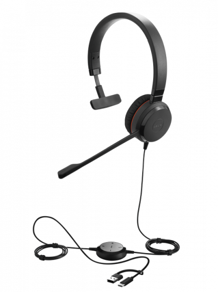 5393-829-369 Jabra Evolve 30 II UC Mono USB-C/A Headset