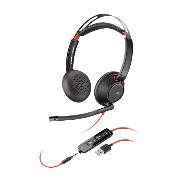 poly blackwire c5220 usb-a headset