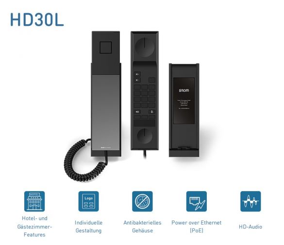 Snom HD30L SIP Tischtelefon