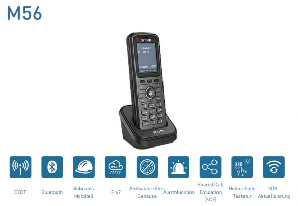4656 Snom M56 DECT Handset